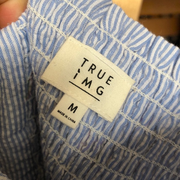 Blue and White Stripped Dress - Picture 2 of 5